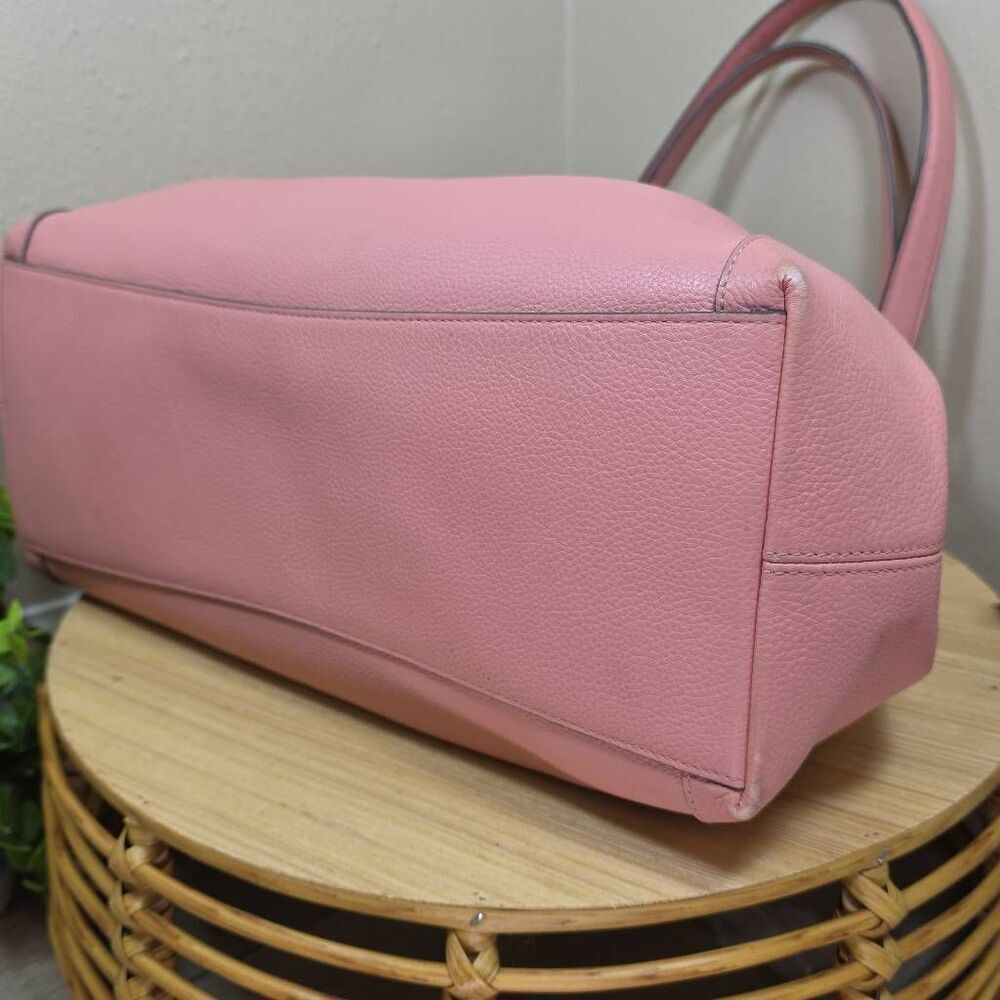 Coach Blush Pink Edie Shoulder Bag + Matching Wallet - Picture 6 of 16